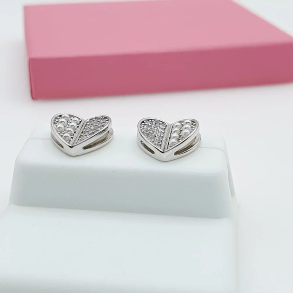 "925 Sterling Silver Cubic Zirconia Earrings, U19254575 - Picture 11 of 11